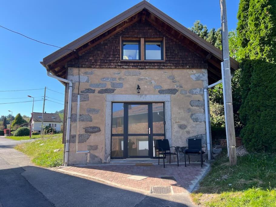 Les Deux Maisons - Little Green - Maison Cosy Proche Pistes Et Lac جوراردُميه المظهر الخارجي الصورة
